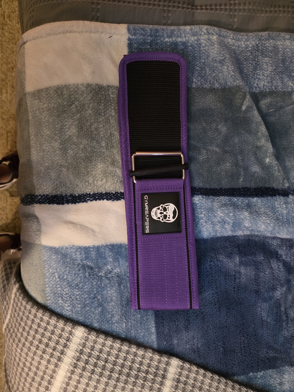 Gymreapers Purple Lifting Belt Strap Size Small